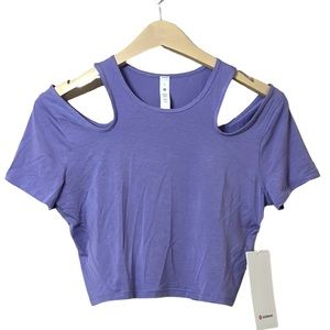 Lululemon Shoulder Cut Out Yoga T-Shirt Size 6